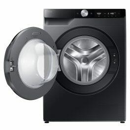Samsung WW12DG6B24ABTL, 12KG 5 star Fully Front-Load Machine with Digital Inverter, AI Control, Super Speed, Wi-Fi and Inbuilt Heater, Black
