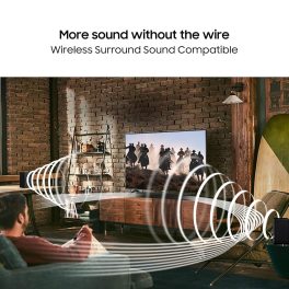 Samsung HW-C450/XL, 300 Watt 2.1 Channel Dolby Audio Soundbar, DTS Virtual:X, Surround Sound Expansion, Optical In, Wireless Subwoofer, Black
