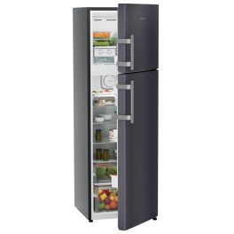 Liebherr TELCSB 3151, 316 Litre 2 Star Inverter Double Door Refrigerator with Hot to Cool, Lever Handle and 20 Years Compressor Warranty, Cobalt steel