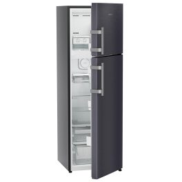 Liebherr TELCSB 3151, 316 Litre 2 Star Inverter Double Door Refrigerator with Hot to Cool, Lever Handle and 20 Years Compressor Warranty, Cobalt steel