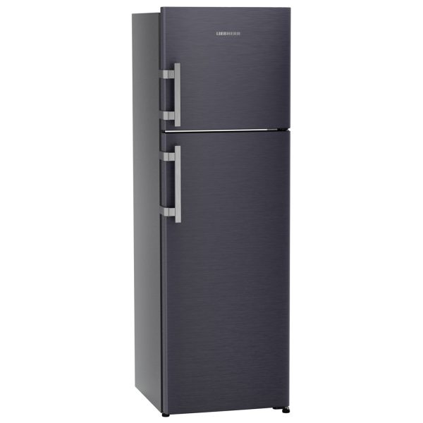 Liebherr TELCSB 3151, 316 Litre 2 Star Inverter Double Door Refrigerator with Hot to Cool, Lever Handle and 20 Years Compressor Warranty, Cobalt steel