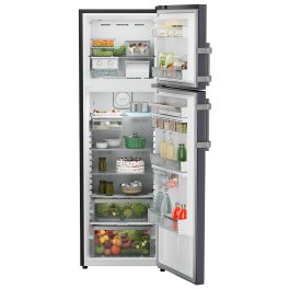 Liebherr TELCSB 3151, 316 Litre 2 Star Inverter Double Door Refrigerator with Hot to Cool, Lever Handle and 20 Years Compressor Warranty, Cobalt steel