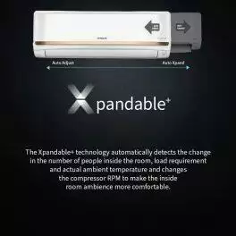 Hitachi RASG312PCAISF, 1 Ton 3 Star Inverter Split AC with ice Clean Xpandable Plus, 100% Copper and Dust Filter, Dual Gold