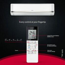 Hitachi V518PCCISH, 1.5 Ton 5 Star Inverter Split AC with Wi-Fi, 4 Way swing, 100% Copper and Dust Filter, White