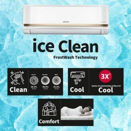 Hitachi RASG318PCCISS, 1.5 Ton 3 Star Inverter Split AC with Xpandable+, 100% Copper and Dust Filter, Dual Gold