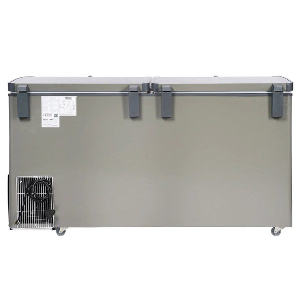 Voltas CVF460, 460 Litre Convertible Double Door Deep Freezer with 5 Star Rating and 4 Year Compressor Warranty, Grey
