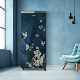 Whirlpool 215 IMPRO GD PRM, 192 Litre 4 Star Icemagic Pro Direct Cool-Single Door Glass Finish Refrigerator with Inverter Compressor and and Upto 7 Days Garden Freshness, Silvia