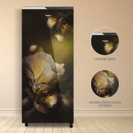 Whirlpool Icemagic Pro 215GD PRM, 192 Litre 5 Star Glass Finish Single Door Refrigerator with Up-To 7 Days of Garden Freshness, Gold Dust
