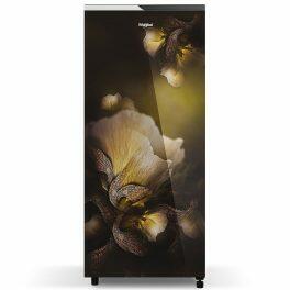 Whirlpool Icemagic Pro 215GD PRM, 192 Litre 5 Star Glass Finish Single Door Refrigerator with Up-To 7 Days of Garden Freshness, Gold Dust