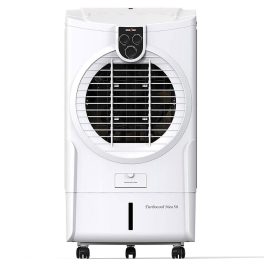 Kenstar Turbcool Neo, 50 Litre Desert Air Cooler with Wood Wool Cooling Pads, Motorised Louvre Movement, Ice Chamber, Powerful Fan and Inverter Compatible, White