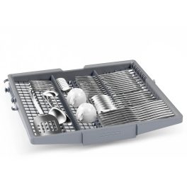 Bosch SMS6IKI01I, 14 Place Dishwasher with Wi-Fi, Steam, Dosage Assist and Rackmatic, Silver Inox