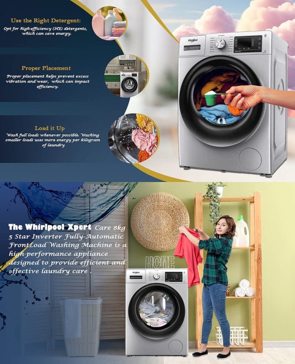 th Sense Soft Move Technology LED + Touch Display Add Garment Water Spray Fresh Care + 3 Years Manufacturer Warranty 10 Years On Motor Warranty