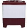 Kenstar WM KS75PL-SRU7, 7.5 KG Semi Automatic Washing Machine, 2 wash programs,Aqua Force Technology, Red