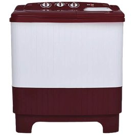 Kenstar WM KS75PL-SRU7, 7.5 KG Semi Automatic Washing Machine, 2 wash programs,Aqua Force Technology, Red