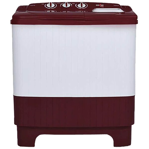 Kenstar WM KS75PL-SRU7, 7.5 KG Semi Automatic Washing Machine, 2 wash programs,Aqua Force Technology, Red