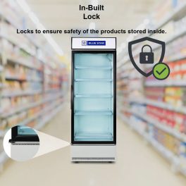 Blue Star SC650F, 595 Litres Direct Cool Single Door Refrigerator with Temperature Settings, White
