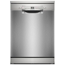 Bosch SMS6IKI01I, 14 Place Dishwasher with Wi-Fi, Steam, Dosage Assist and Rackmatic, Silver Inox
