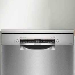 Bosch SMS6HMI00I, 15 Place Free-Standing Dishwasher with Wi-Fi, Steam, Rackmatic, VarioFlex Baskets and Vario Drawer, Silver