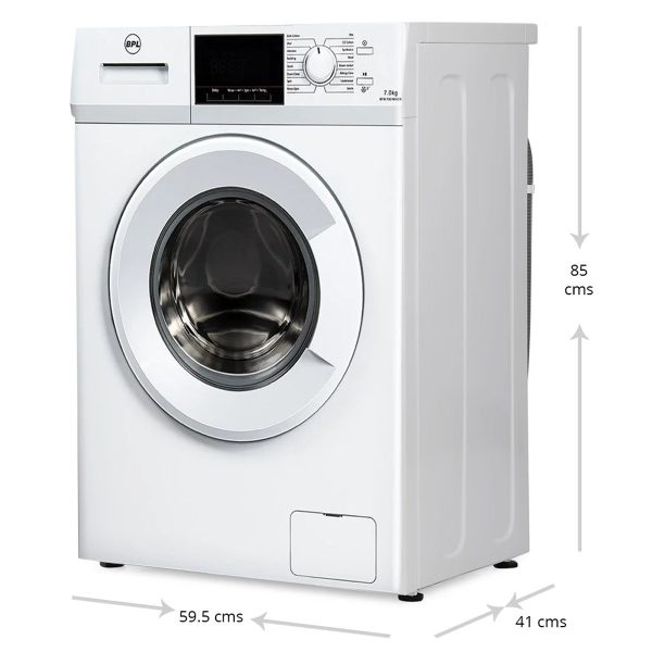 BPL BFW-7001MXCW, 7 Kg Front Loading Fully Automatic Washing Machine with Promax Inverter Motor, GermKill Mode, Crimson White