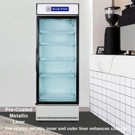 Blue Star SC650F, 595 Litres Direct Cool Single Door Refrigerator with Temperature Settings, White