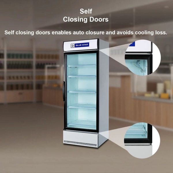 Blue Star SC650F, 595 Litres Direct Cool Single Door Refrigerator with Temperature Settings, White