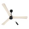Atomberg Renesa Halo Smart 1200MM, 48Inch 5-star BLDC Ceiling Fan with Remote, Works with Alexa, High Air Delivery, 3-Year Warranty, SS Ivory & Black
