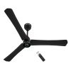 Atomberg Renesa Halo Smart 1200MM, 48Inch 5-star BLDC Ceiling Fan with Remote, Works with Alexa, High Air Delivery, 3-Year Warranty, Midnight Black