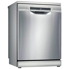 Bosch SMS6HMI00I, 15 Place Free-Standing Dishwasher with Wi-Fi, Steam, Rackmatic, VarioFlex Baskets and Vario Drawer, Silver