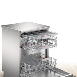Bosch SMS6HMI00I, 15 Place Free-Standing Dishwasher with Wi-Fi, Steam, Rackmatic, VarioFlex Baskets and Vario Drawer, Silver