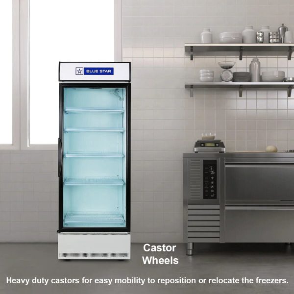 Blue Star SC650F, 595 Litres Direct Cool Single Door Refrigerator with Temperature Settings, White