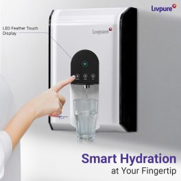 Livpure Zinger-HOT, RO+UV+UF+Mineraliser Water Purifier with 6 Stages of Purification, Hot Water and 6.5 Litre Storage Capacity, White
