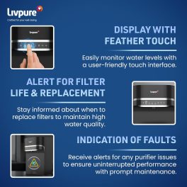 Livpure Sereno, 8-Stage Filtration Water Purifier, RO+UV+UF+Minerals +Copper | 5.5 Litre Stainless Steel Tank, No Service Cost for 2.5 Years, Black