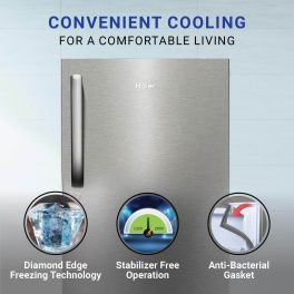 Haier HRD-2105BNS-P. 190 L 5 Star Direct Cool-Single Door Refrigerator, Stabilizer Free Operation, Nickel Steel