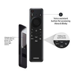 SAMSUNG 43Q7FAAUKLXL, 108 cm (43 inch) 4K Ultra HD QLED Smart Tizen TV with Alexa & Google Assistant, Black