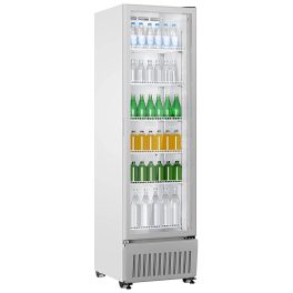 Haier HVC-505GT5, 440 Litre Single Door Visi Cooler with Backside Evaporator, Fog-Free Glass, Adjustable Shelves & Vertical Touch LED Control, Grey