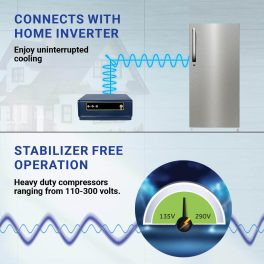Haier HRD-2105BNS-P. 190 L 5 Star Direct Cool-Single Door Refrigerator, Stabilizer Free Operation, Nickel Steel