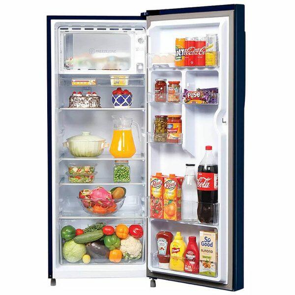 Haier HRD-2103CLG-P, 190 Litre 3 Star Direct Cool-Single Door Refrigerator, One Hour Icing Technology and Stabilizer Free Operation, Luminus Glass