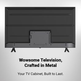 Akai AL43GQU-SFWS, 43 Inch Q-LED Google TV with Atmos Sound, 60Hz Refresh Rate, HDR 10, Bezelless Design Display, Black