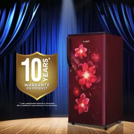 Kenstar REFKD202PTAS, 175L 2 Star Direct Cool Refrigerator, Stabilizer-free operation, 10 Years Warranty on Compressor, CEH-Aster