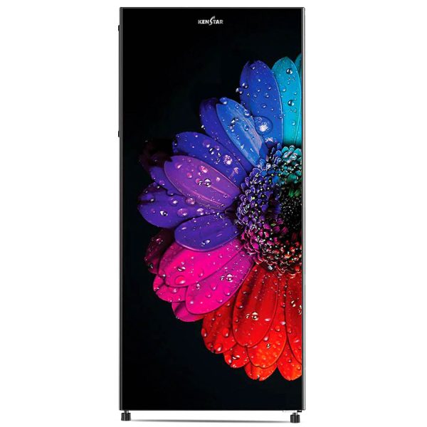 Kenstar REFKD224LTBL,190L 4 Star Single Door-Direct Cool Refrigerator, Stabilizer-free operation, 10 Years Product Warranty, Bloom Glass
