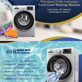 th Sense Soft Move Technology LED + Touch Display Add Garment Water Spray Fresh Care + 3 Years Manufacturer Warranty 10 Years On Motor Warranty