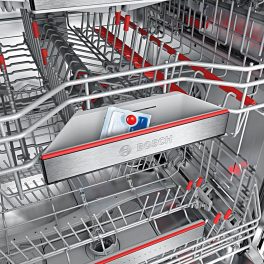 Bosch SMS6IKI01I, 14 Place Dishwasher with Wi-Fi, Steam, Dosage Assist and Rackmatic, Silver Inox