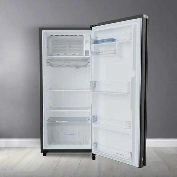 Whirlpool 215 IMPRO GD PRM, 192 Litre 5 Star Icemagic Pro Direct Cool-Single Door Refrigerator with Inverter Compressor and and Upto 7 Days Garden Freshness, CRYSTAL BLACK