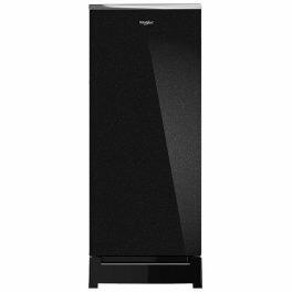 Whirlpool 215 IMPRO GD ROY, 192 Litre 5 Star Icemagic Pro Glass Finish Direct Cool-Single Door Refrigerator With Base Drawer, Inverter Compressor, CRYSTAL BLACK