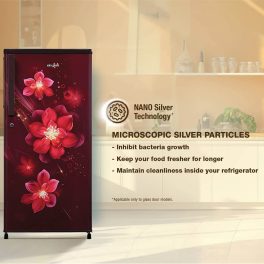 Kenstar REFKD202PTAS, 175L 2 Star Direct Cool Refrigerator, Stabilizer-free operation, 10 Years Warranty on Compressor, CEH-Aster
