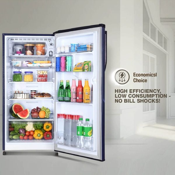 Kenstar REFKD202PTAS, 175L 2 Star Direct Cool Refrigerator, Stabilizer-free operation, 10 Years Warranty on Compressor, CEH-Aster