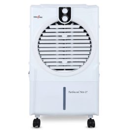 Kenstar TURBOCOOL NEO HC 27 GA WH, 27 Litre Desert Air Cooler with 3 Side HoneyComb Pads, Motorised Louvre Movement, Powerful Fan and Inverter Compatible, White