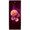 Haier HRD-2103PDG-P, 190 Litre 3 Star Direct Cool-Single Door With Base Drawer Refrigerator, One Hour Icing Technology and Stabilizer Free Operation, Daisy Glass