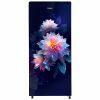 Haier HRD-2103CLG-P, 190 Litre 3 Star Direct Cool-Single Door Refrigerator, One Hour Icing Technology and Stabilizer Free Operation, Luminus Glass