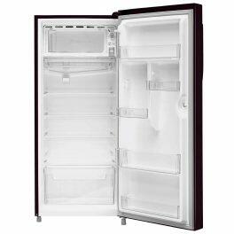 Haier HRD-2103CDG-P, 190 Litre 3 Star Direct Cool-Single Door With Base Drawer Refrigerator, One Hour Icing Technology and Stabilizer Free Operation, Daisy Glass